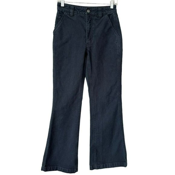 Aritzia Tna Black Flare / Bootcut Mid Rise‎ Jeans Womens 2 - Picture 1 of 5
